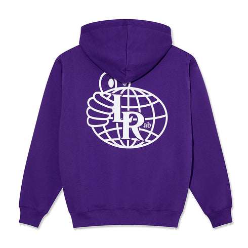 Last Resort Ab Altlas Monogram Hoodie Sweat A Capuche - Heliotrope / White - Streetart.fr